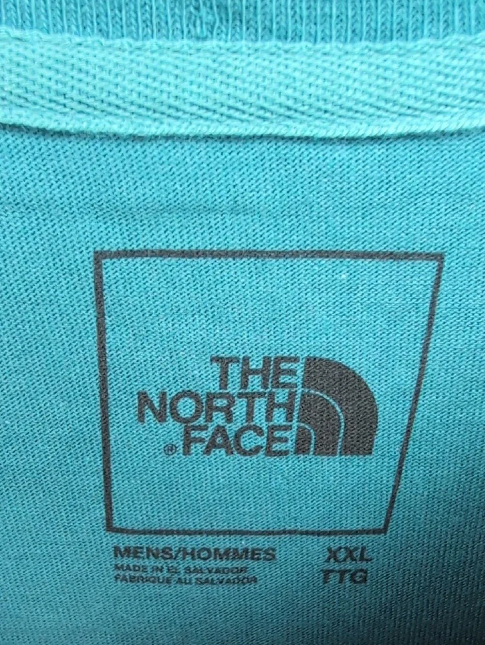 The North Face Teal Short Sleeve Logo Tee